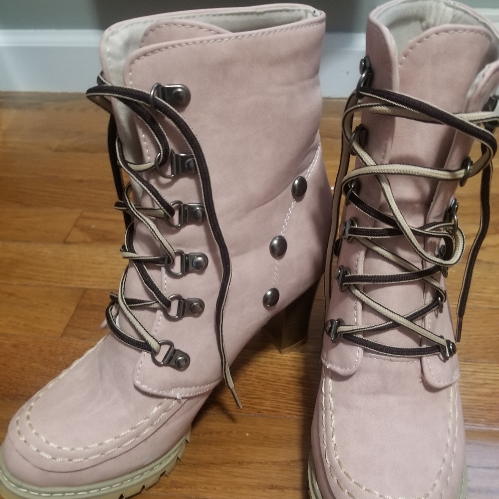 Pastel Pink boots